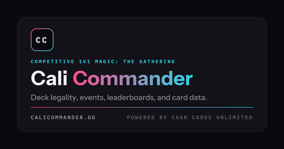 Cali Commander
